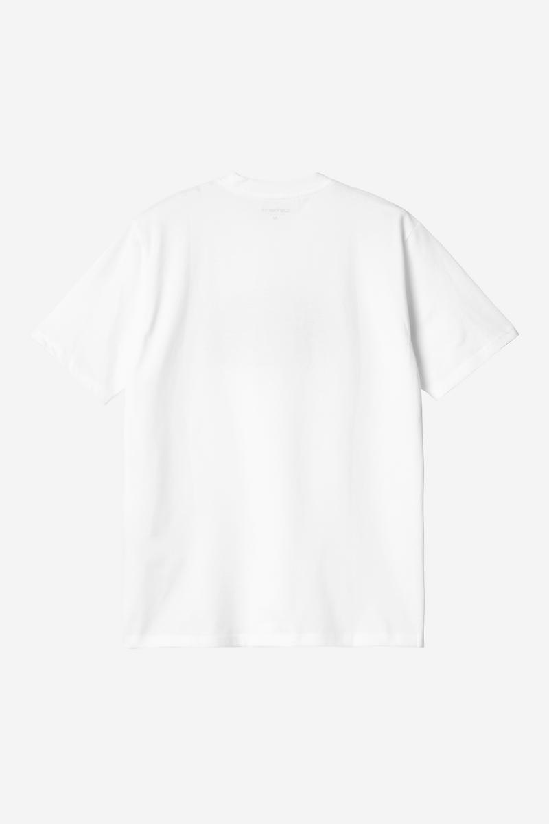 Carhartt S/S Press Script T-Shirt - Weiß