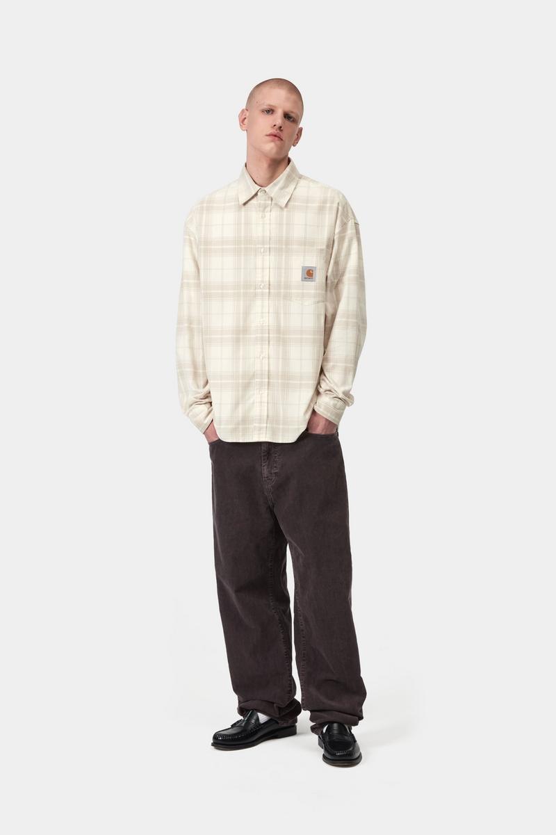 Carhartt Aaron Pant - Schiefer, düster gewaschen