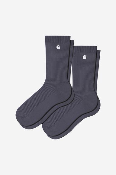 Carhartt Madison Pack Socks - Schattig-Lila/Weiß + Schattig-Lila/Weiß