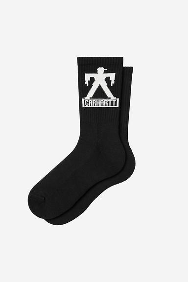Carhartt Bricky Man Socks - Schwarz / Wachs Carhartt Bricky Man Socks - Schwarz / Wachs