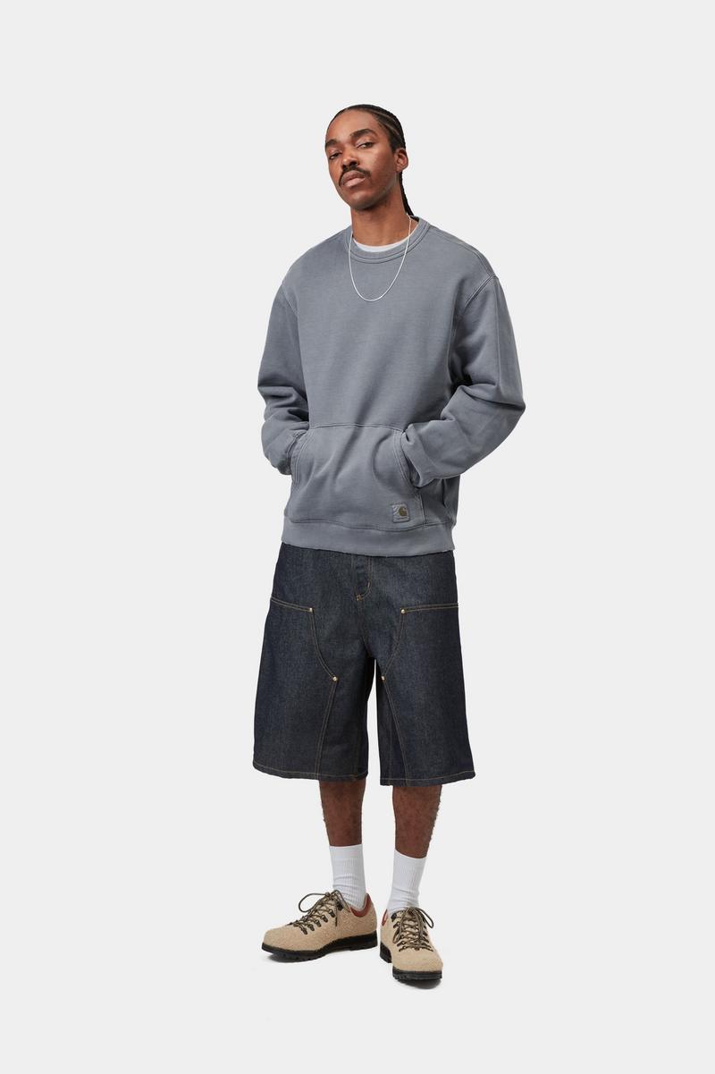 Carhartt Torion Sweatshirt - Büroblau, Grind-Waschung