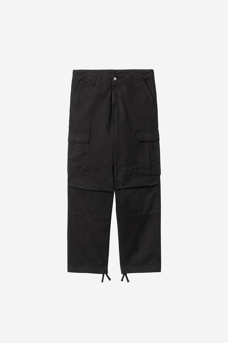 Carhartt Regular Cargo Pant - Schwarz, stückgefärbt