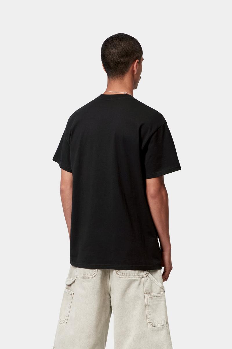 Carhartt S/S Pocket Heart T-Shirt - Schwarz / Schwarz