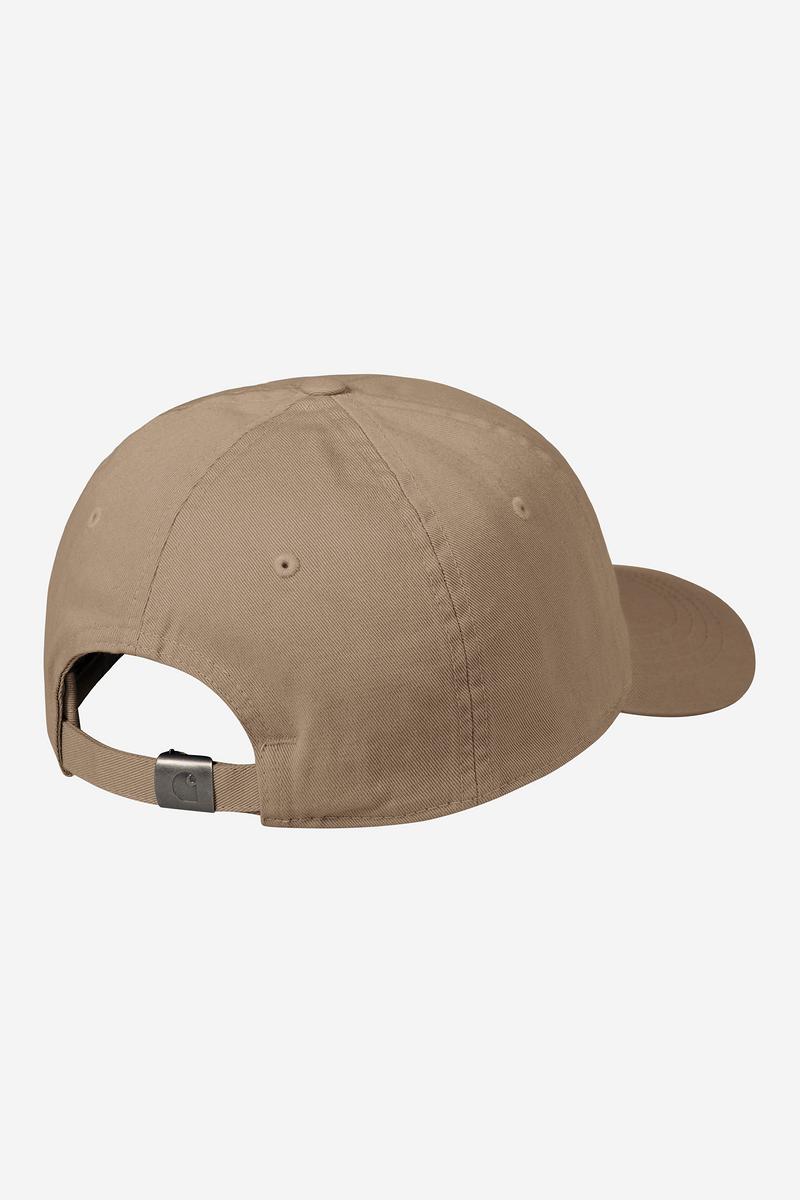 Carhartt Madison Logo Cap - Leder / Weiß