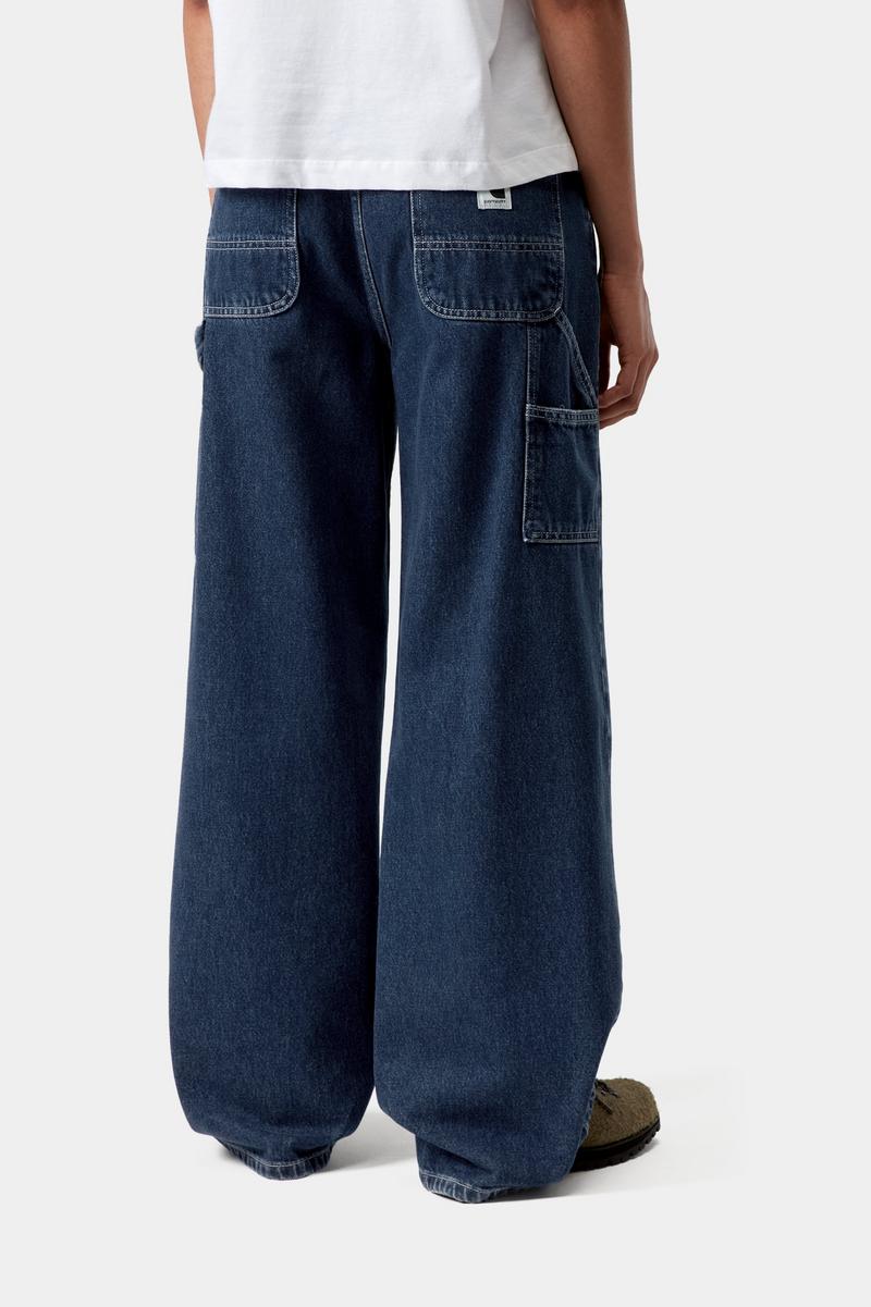 Carhartt Jens Pant - Blau, Stonewashed
