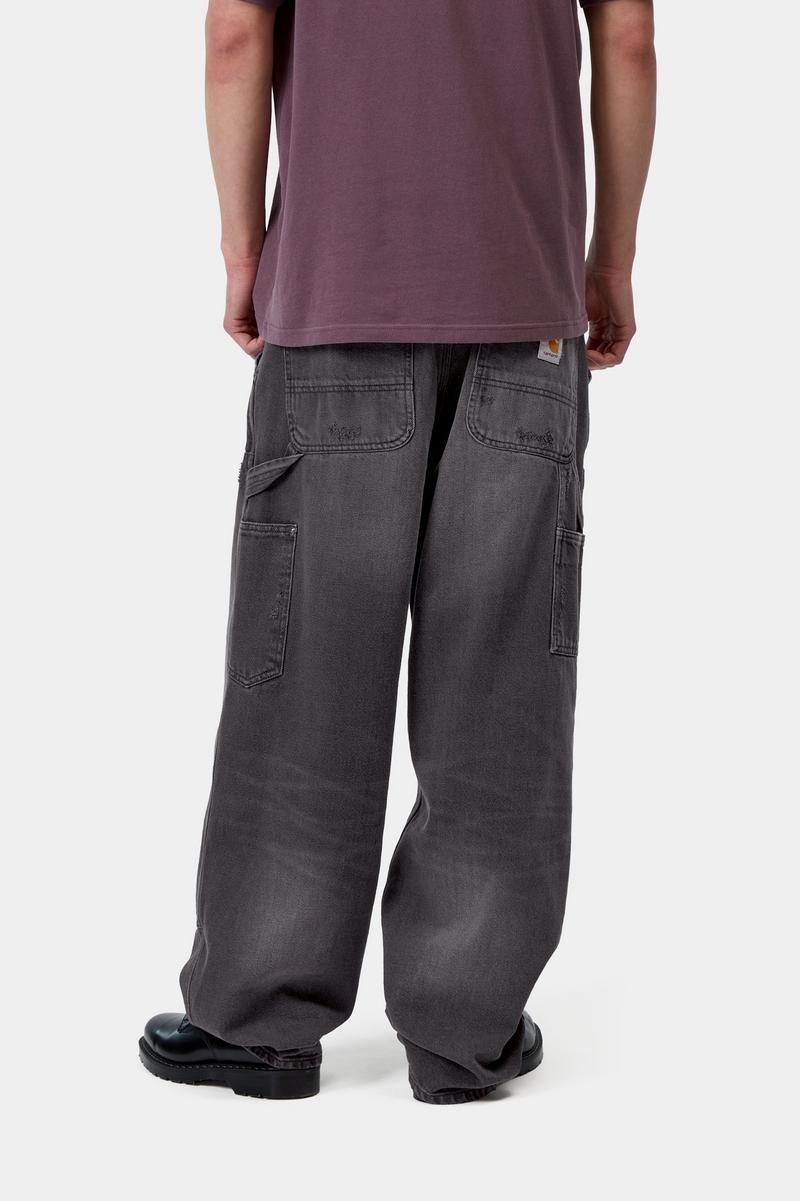 Carhartt OG Double Knee Pant - Schwarz, Grind-Waschung