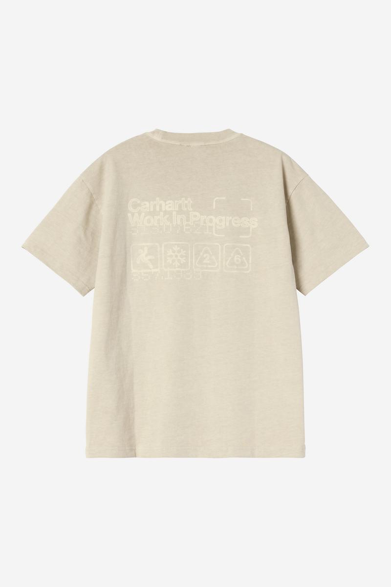 Carhartt S/S Boxed T-Shirt - Fleur De Sel, stückgefärbt