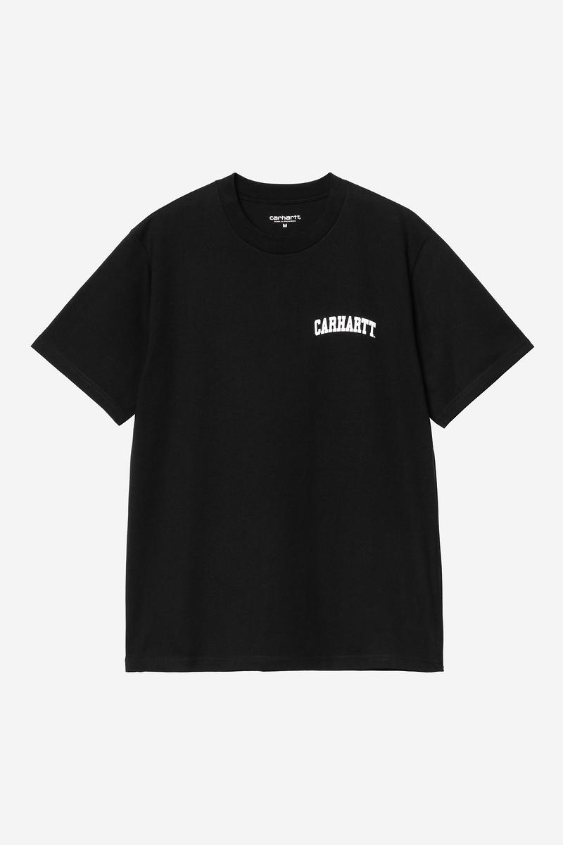 Carhartt S/S University Script T-Shirt - Schwarz / Weiß