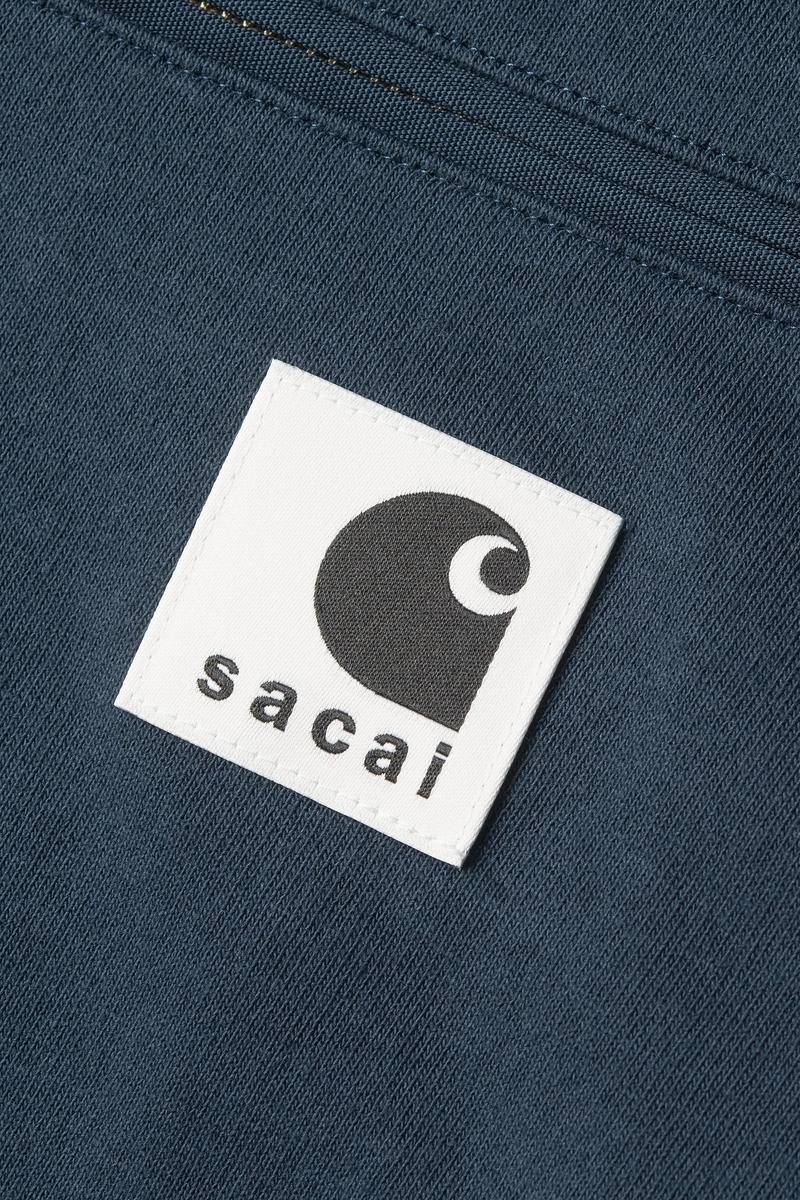Carhartt sacai x WIP Cotton Jersey T-Shirt - Sacai-Blau