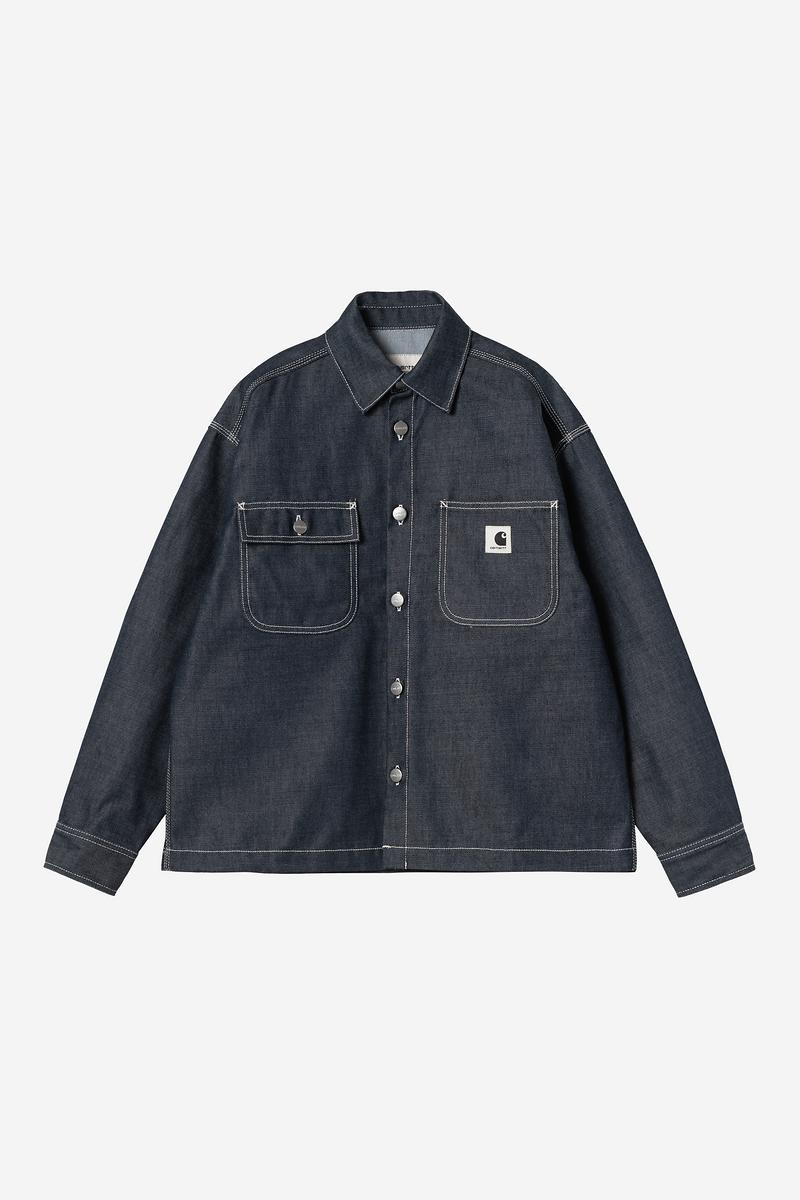 Carhartt Louis Shirt Jac - Blau, starr