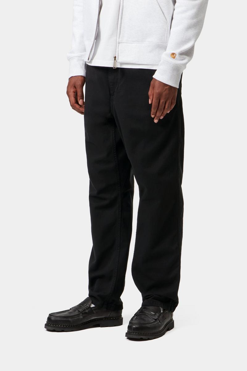 Carhartt Flint Pant - Schwarz, stückgefärbt