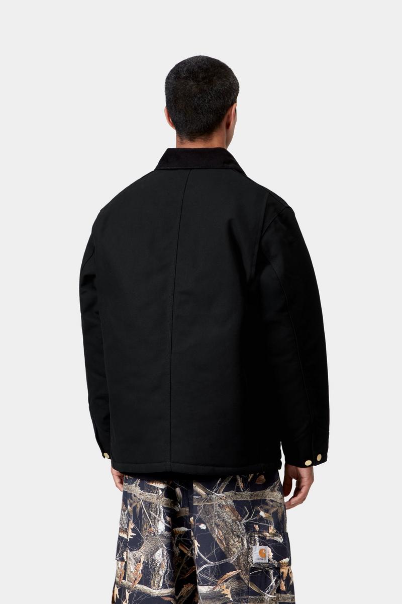 Carhartt OG Chore Coat - Schwarz / Schwarz, starr