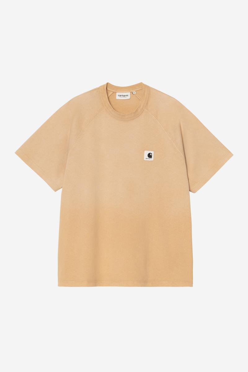 Carhartt S/S Hudson T-Shirt - Dusty H Brown, Kreidewäsche