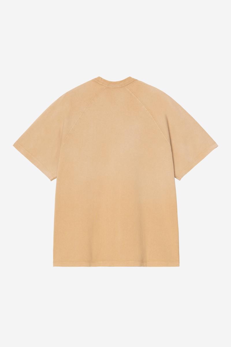Carhartt S/S Hudson T-Shirt - Dusty H Brown, Kreidewäsche