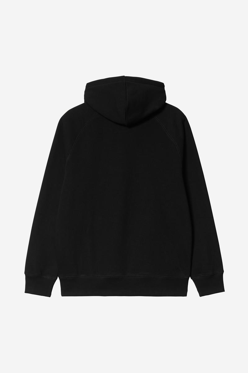 Carhartt Hooded Chase Sweatshirt - Schwarz / Gold