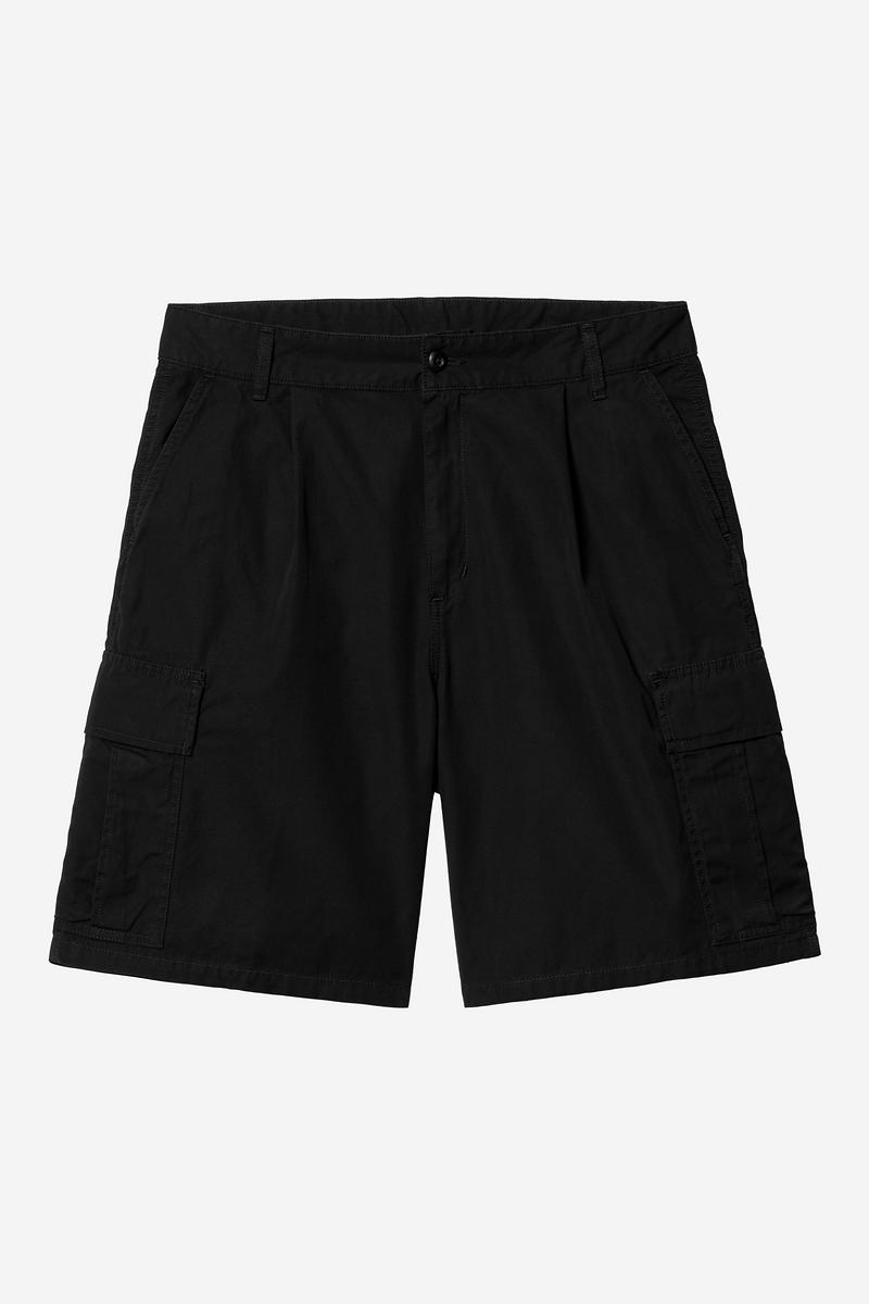 Carhartt Cole Cargo Short - Schwarz, stückgefärbt