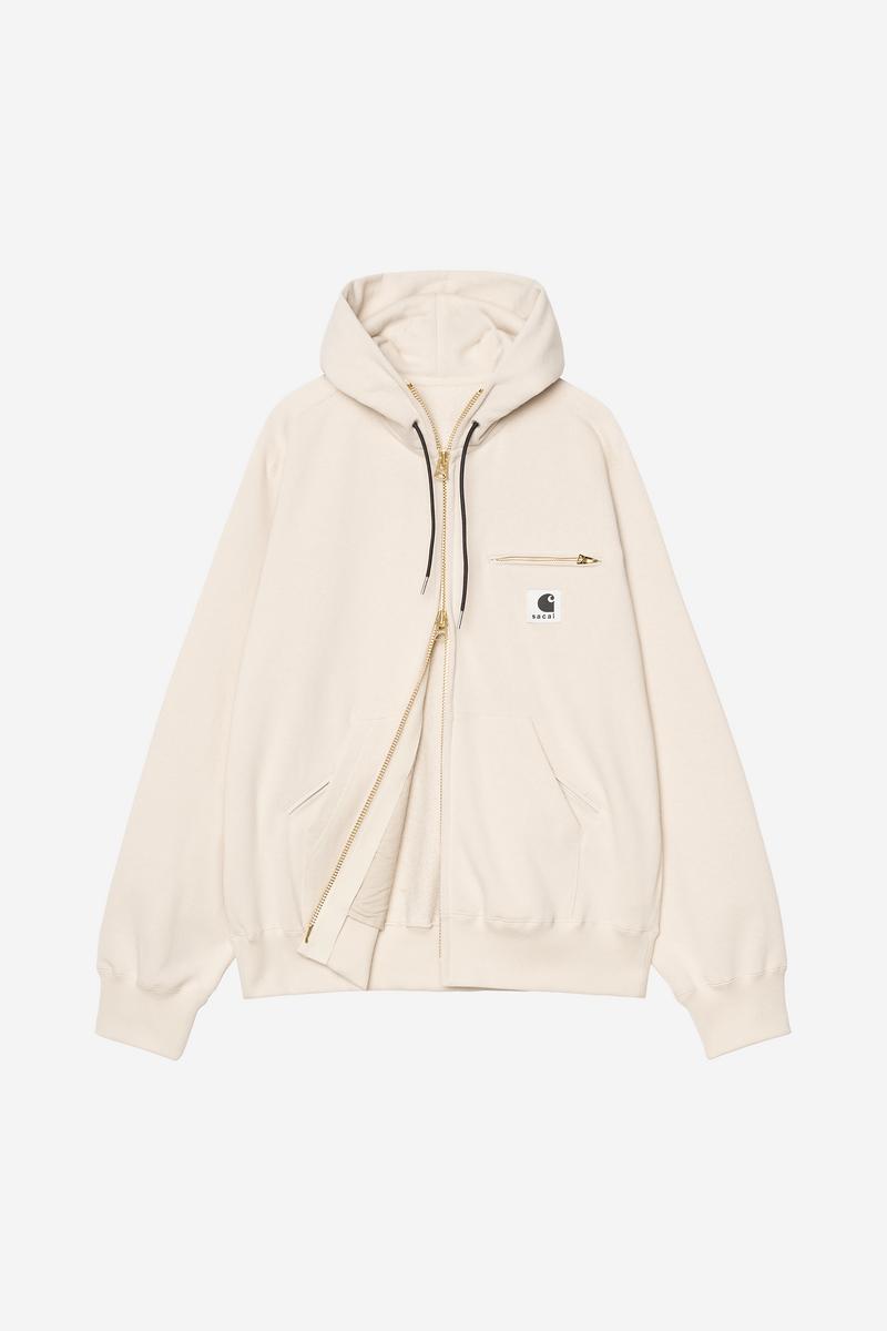 Carhartt sacai x WIP Cotton Jersey Hoodie - Sacai-Elfenbein