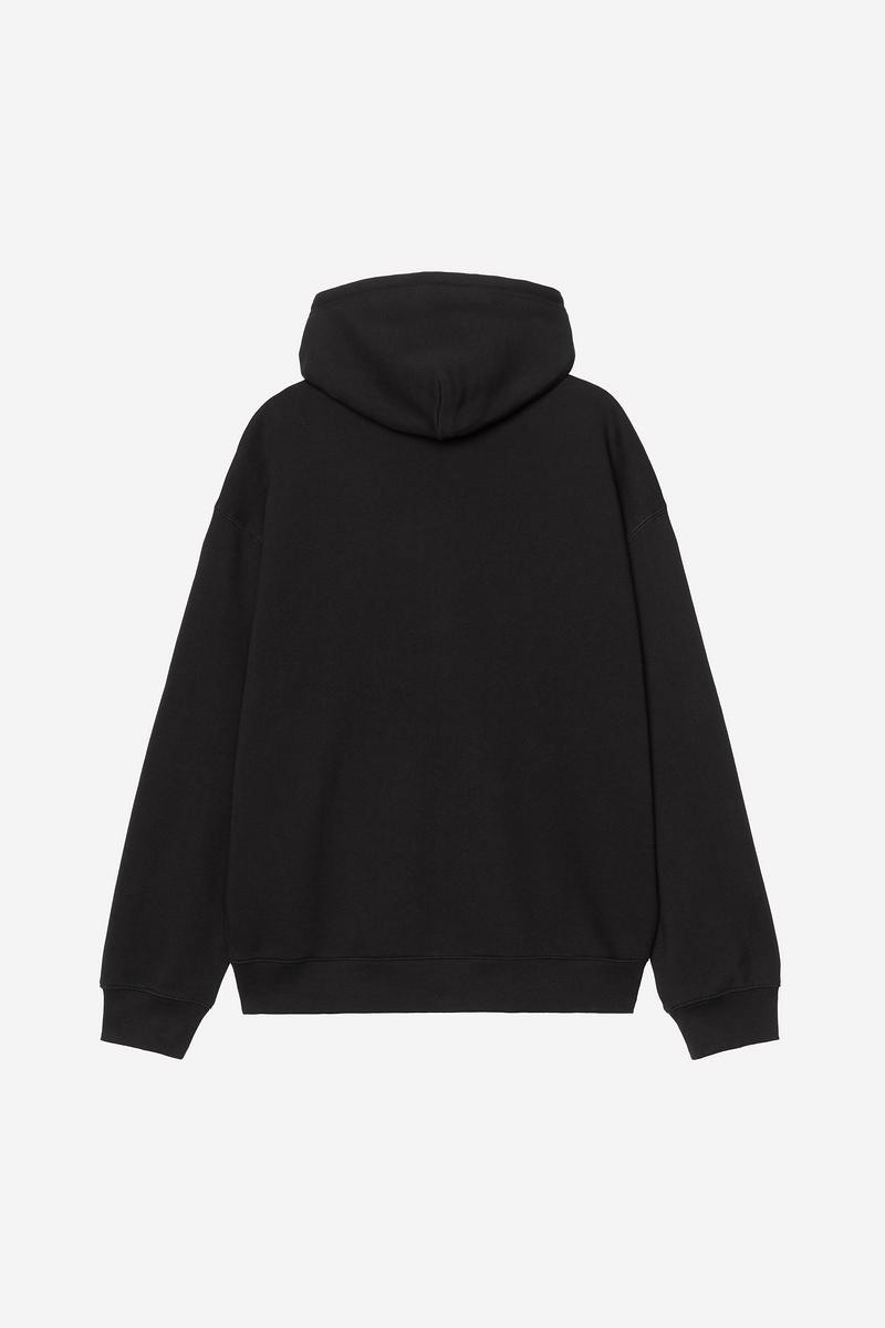 Carhartt Hooded WIP Label Sweat Jacket - Schwarz