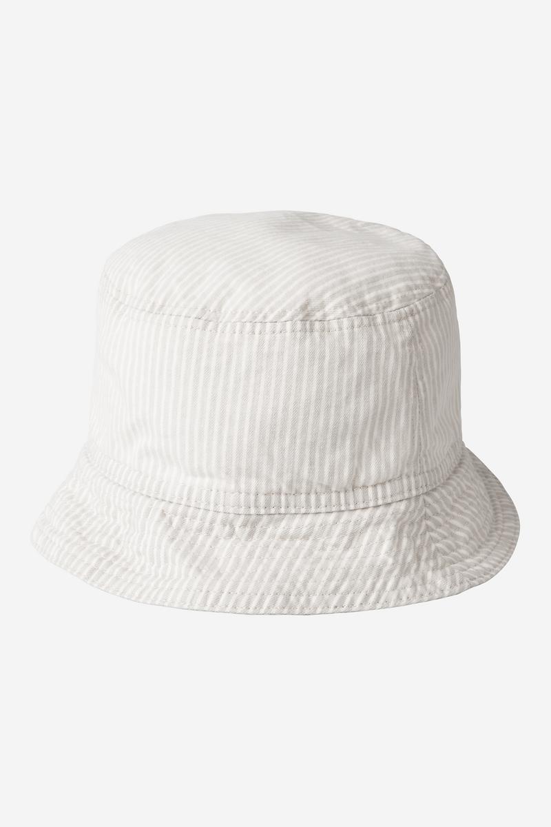 Carhartt Mercer Bucket Hat - Mercer Stripe, Graphit/Wachs, gebleicht