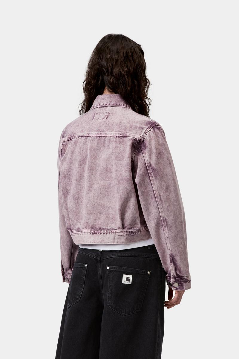Carhartt Arca Jacket - Cosy Purple, Kreidewaschung