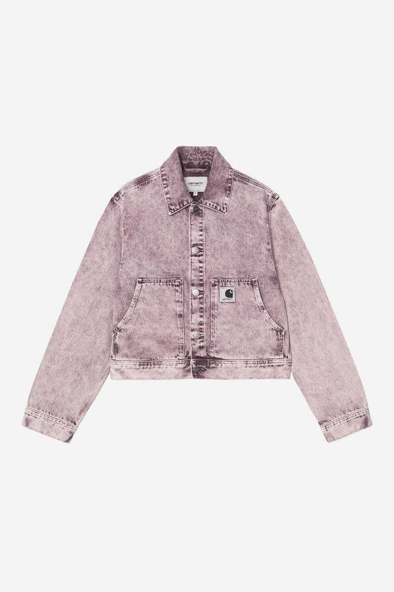 Carhartt Arca Jacket - Cosy Purple, Kreidewaschung