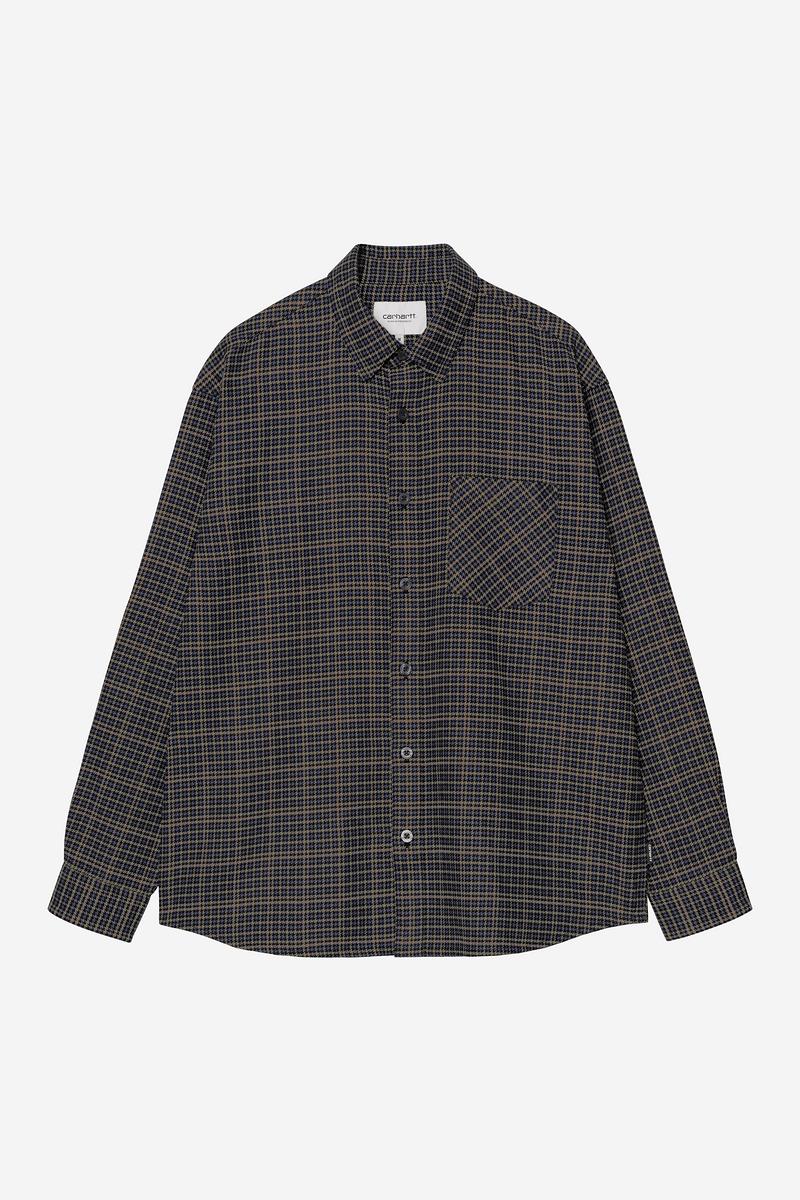 Carhartt L/S Todrick Shirt - Todrick Hahnentritt, Blau