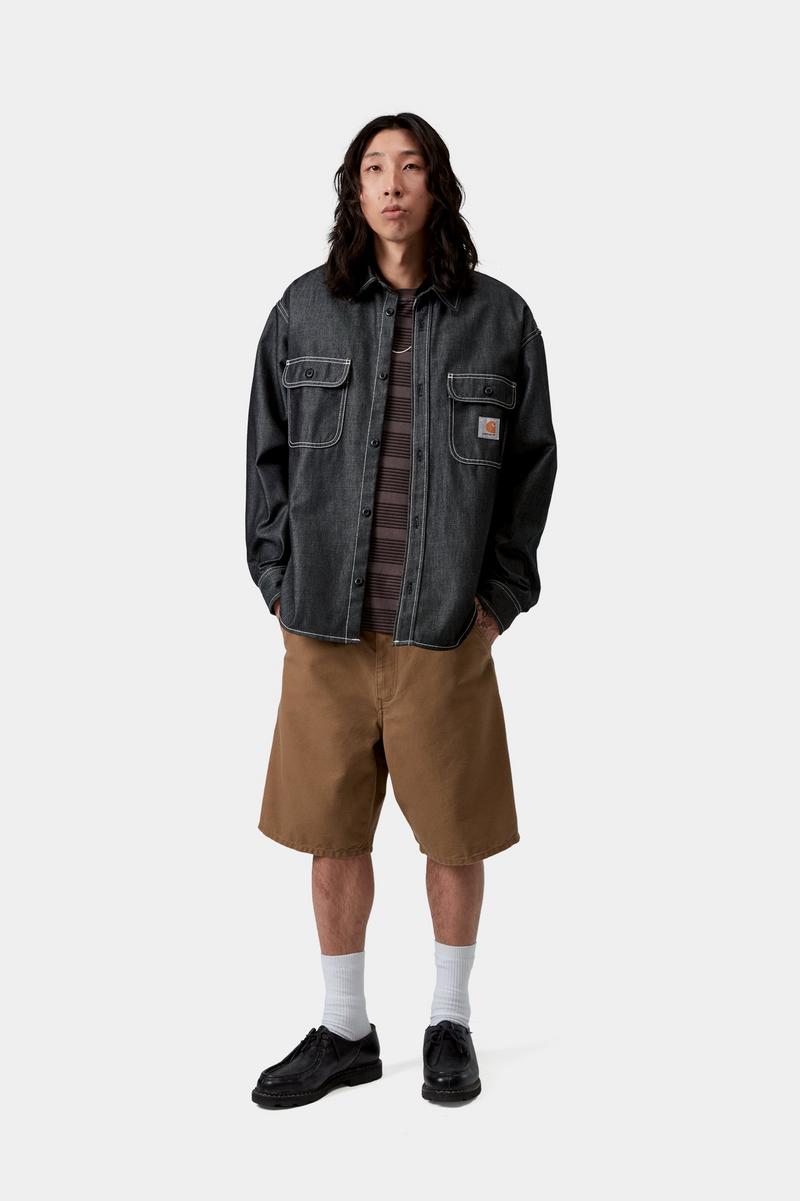 Carhartt Single Knee Short - Hamilton Brown, gespült