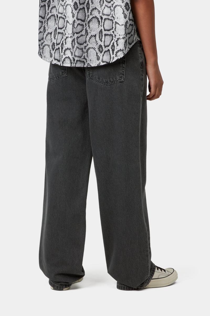 Carhartt Arin Pant - Schwarz, schwere Steinwäsche