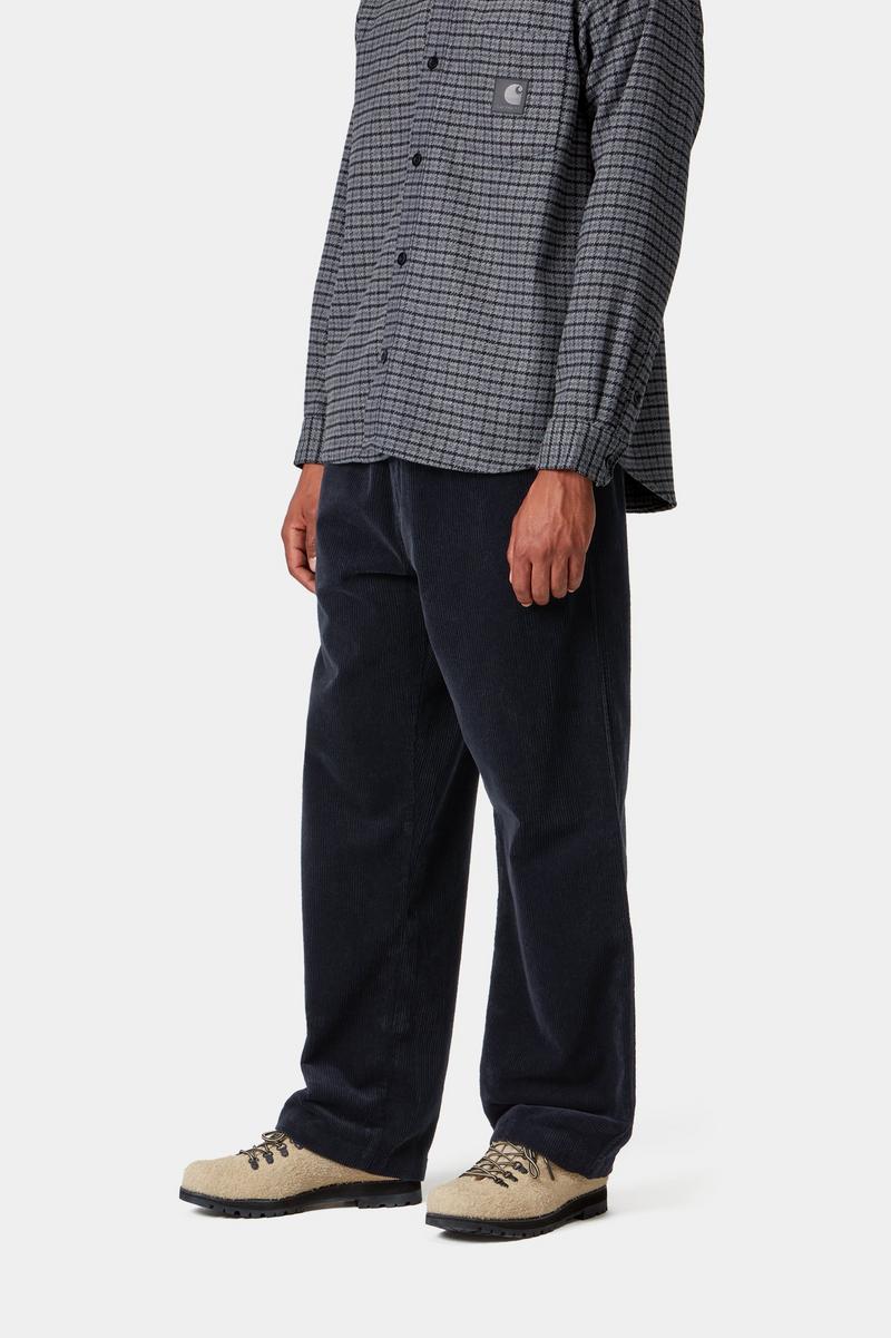Carhartt Floyde Pant - Dunkles Marineblau, gespült