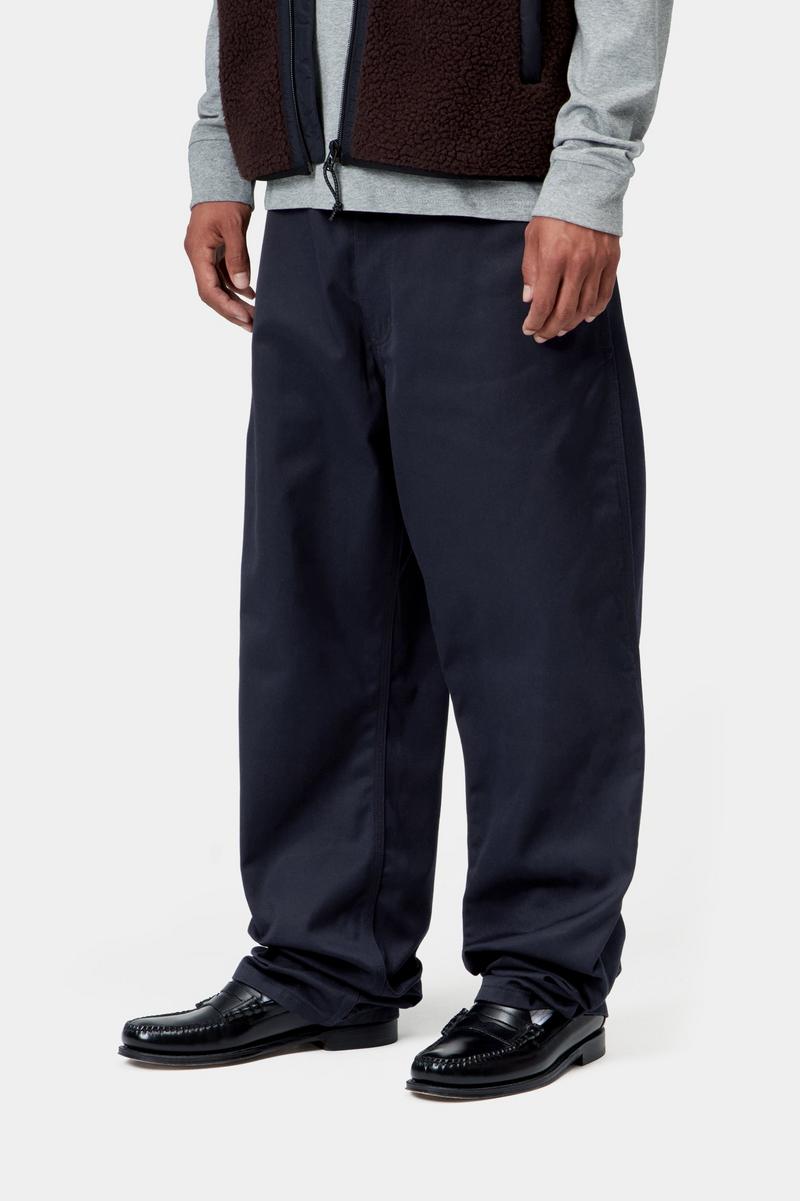 Carhartt Simple Pant - Dunkles Marineblau, gespült