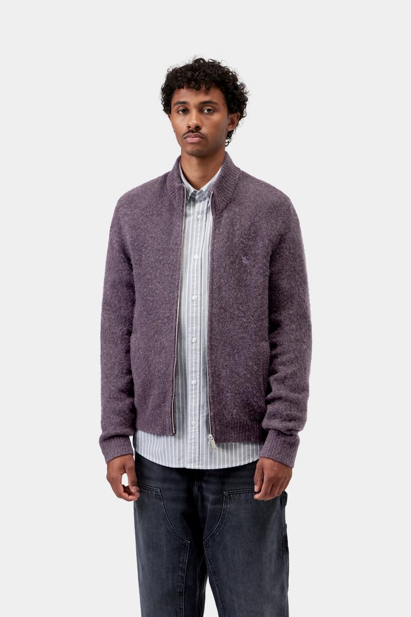 Carhartt Curtis Sweater Jacket - Tangled Shady Purple