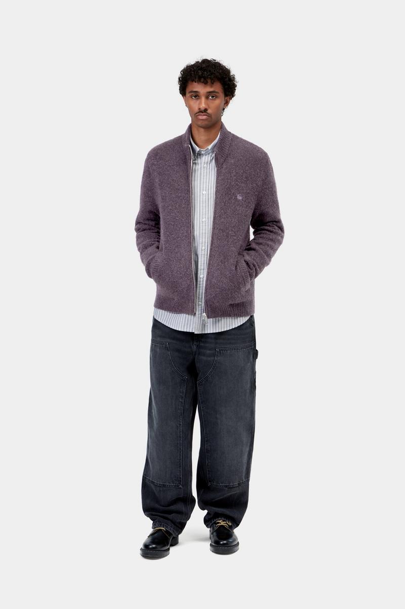 Carhartt Curtis Sweater Jacket - Tangled Shady Purple