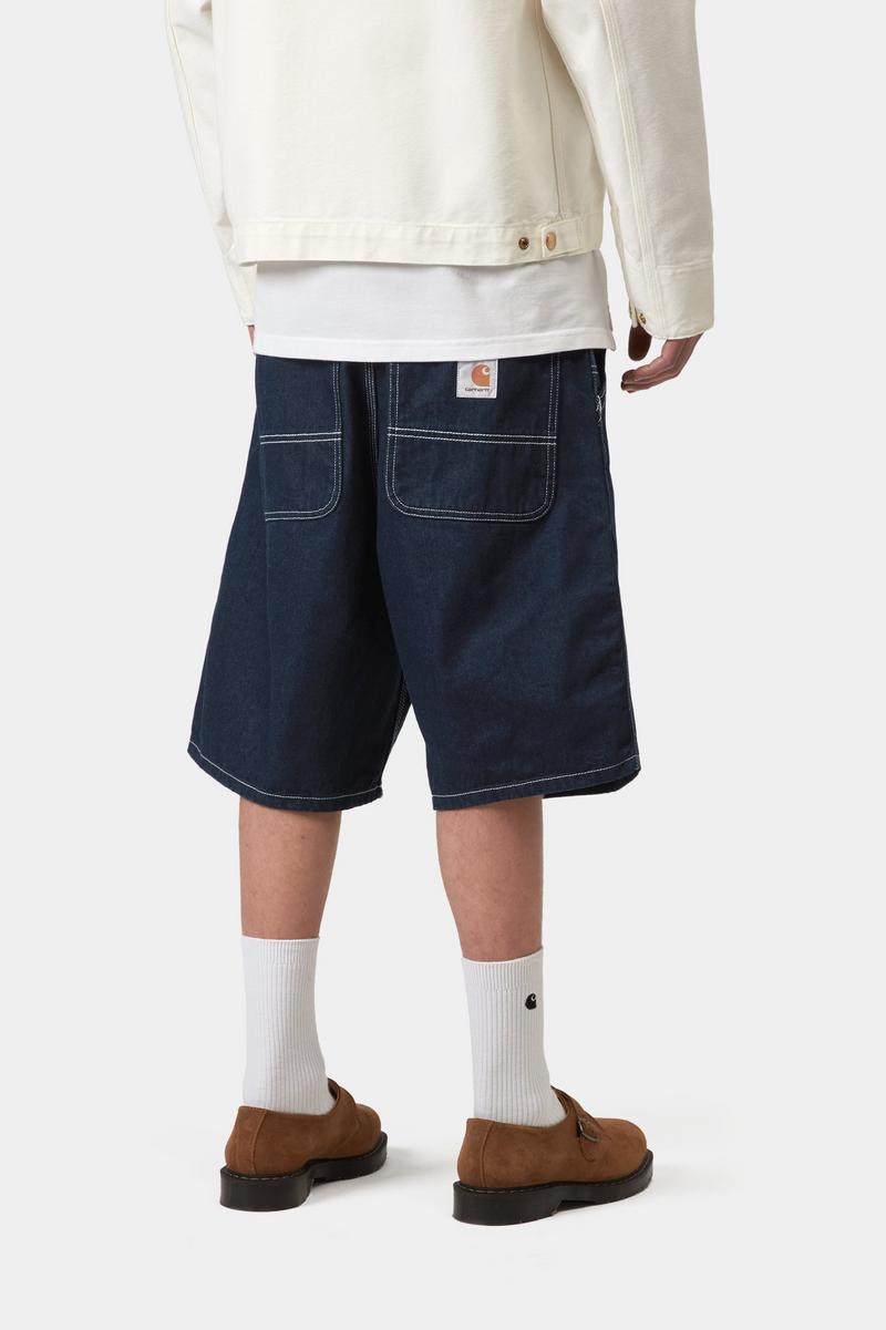 Carhartt Simple Short - Blau, einmal gewaschen