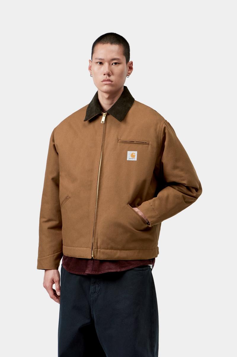 Carhartt OG Detroit Jacket (Winter) - WIP H Braun / Tabak, starr