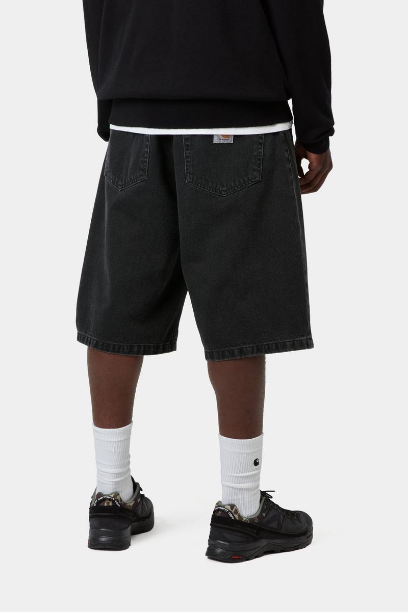 Carhartt Landon Short - Schwarz, Stonewashed