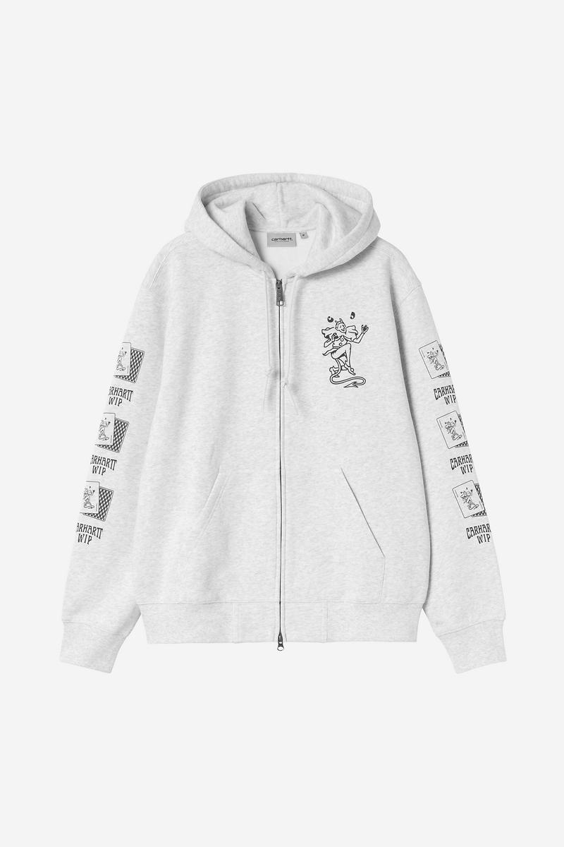 Carhartt Hooded Playing Cards Jacket - Ash Heather