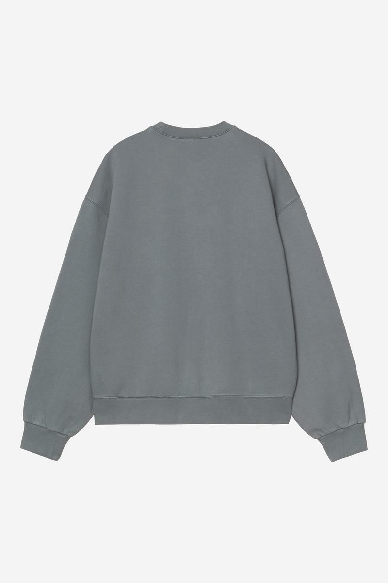 Carhartt WIP III Sweatshirt - Gemütliches Blau, schwere Stone-Waschung