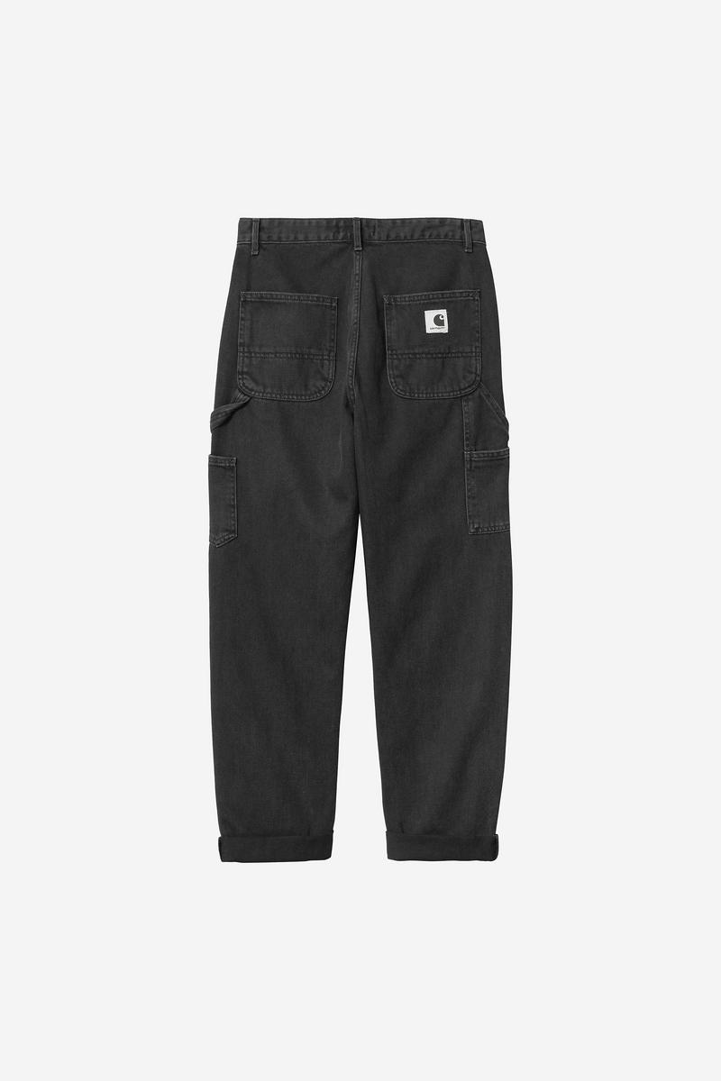 Carhartt Pierce Pant - Schwarz, Stonewashed