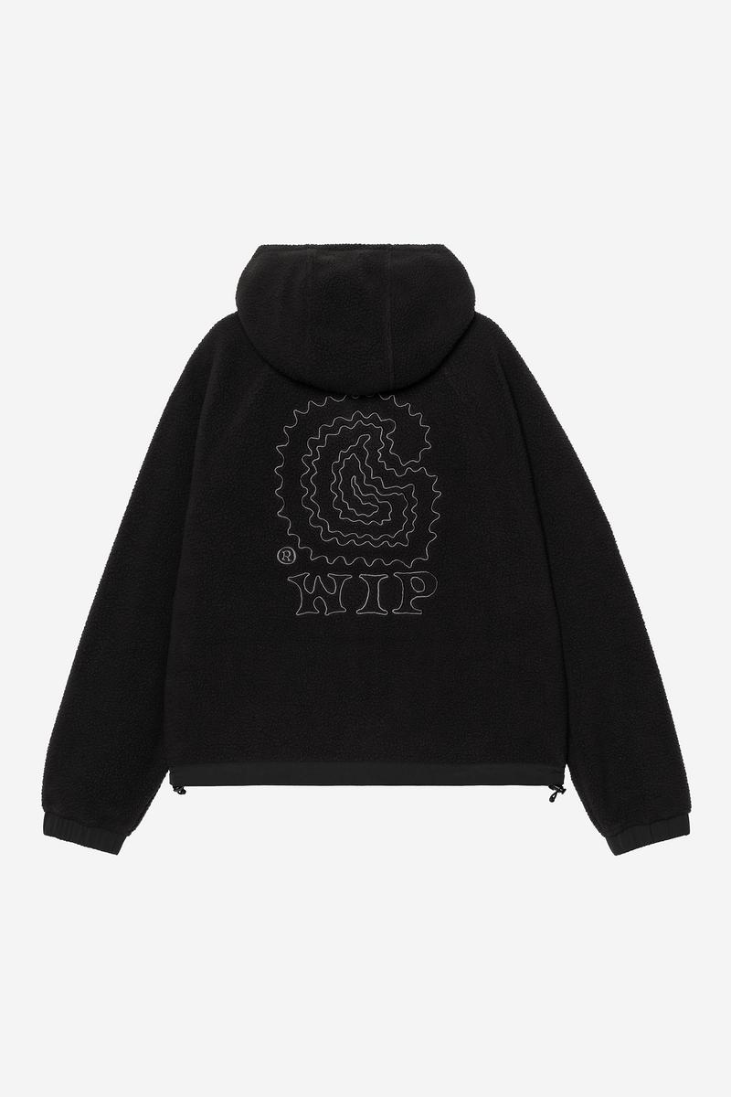 Carhartt Hooded Limn C Fleece Jacket - Schwarz / Feuerstein