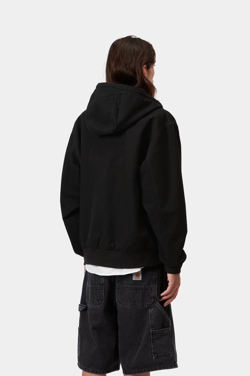 Carhartt OG Active Jacket - Schwarz, gespült