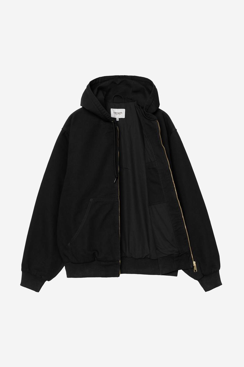 Carhartt OG Active Jacket - Schwarz, gespült
