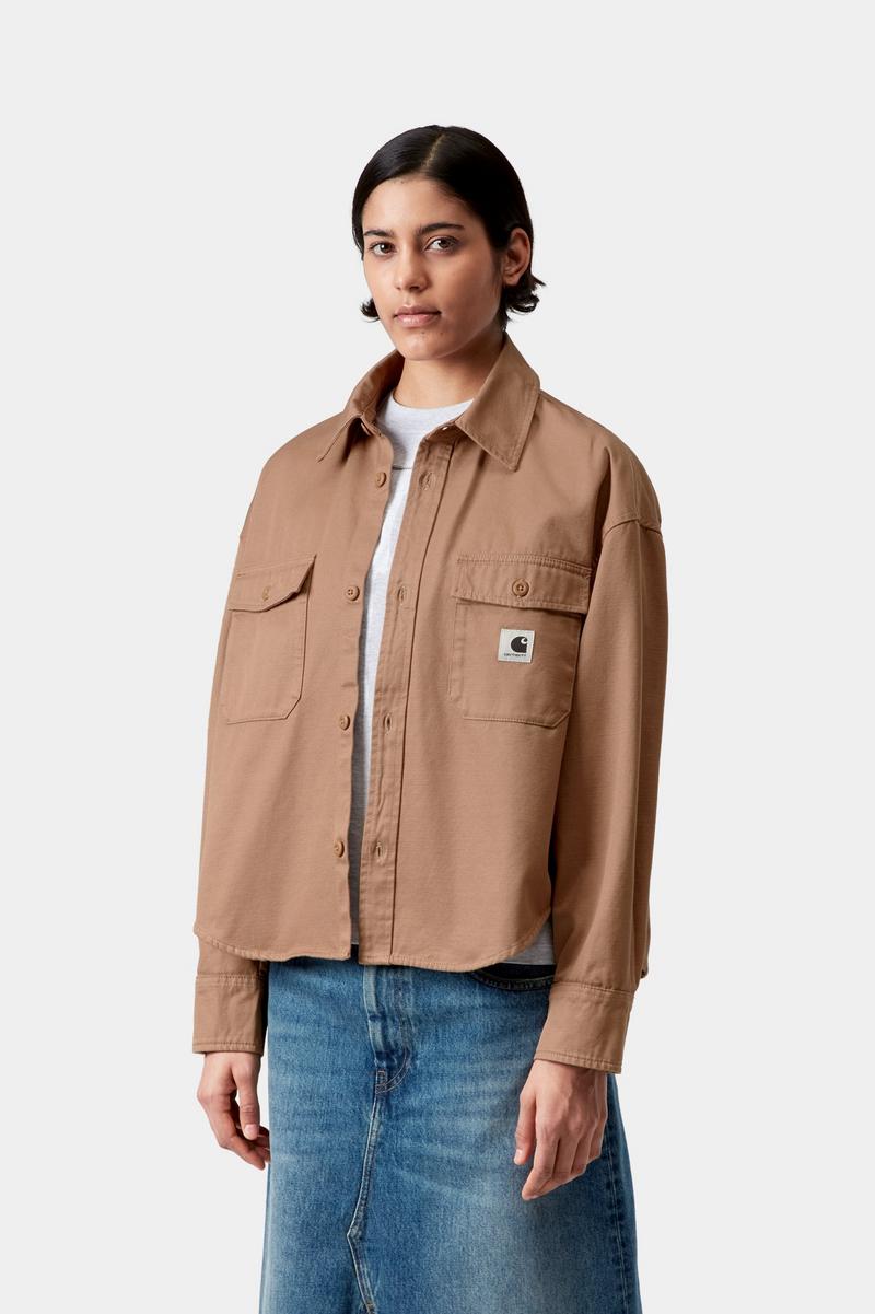 Carhartt Kelly Shirt Jac - Erdnuss, abgespült