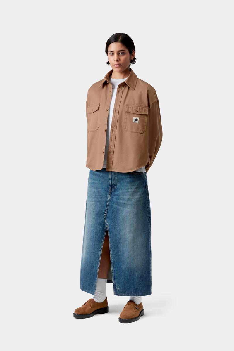 Carhartt Kelly Shirt Jac - Erdnuss, abgespült