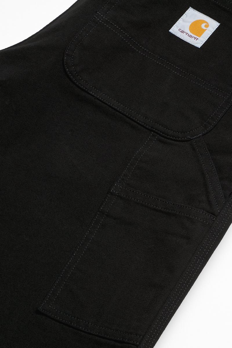 Carhartt Double Knee Pant - Schwarz, gespült