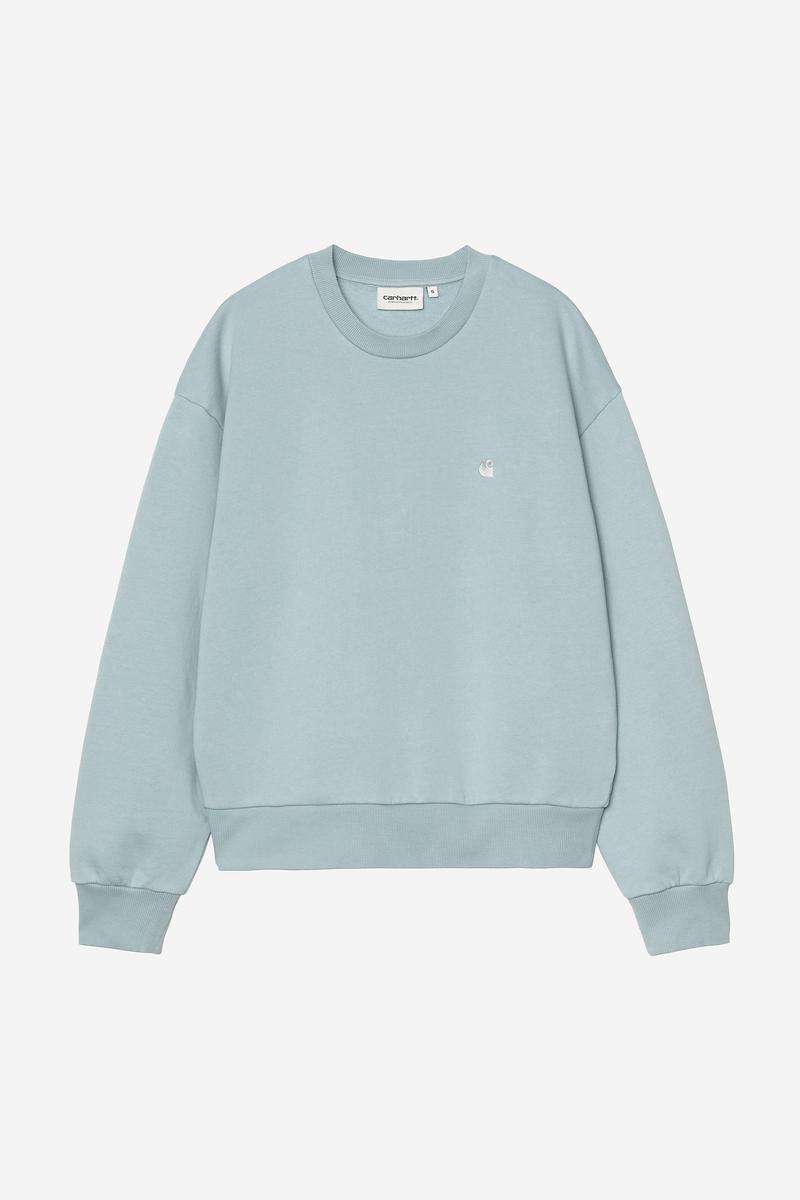 Carhartt Casey Sweatshirt - Turmalin / Silber