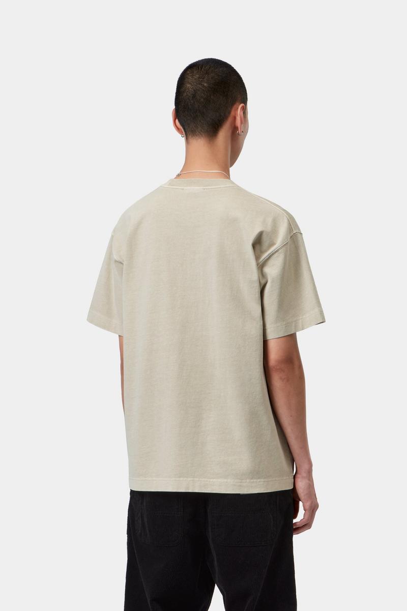 Carhartt S/S Vista T-Shirt - Fleur De Sel, stückgefärbt