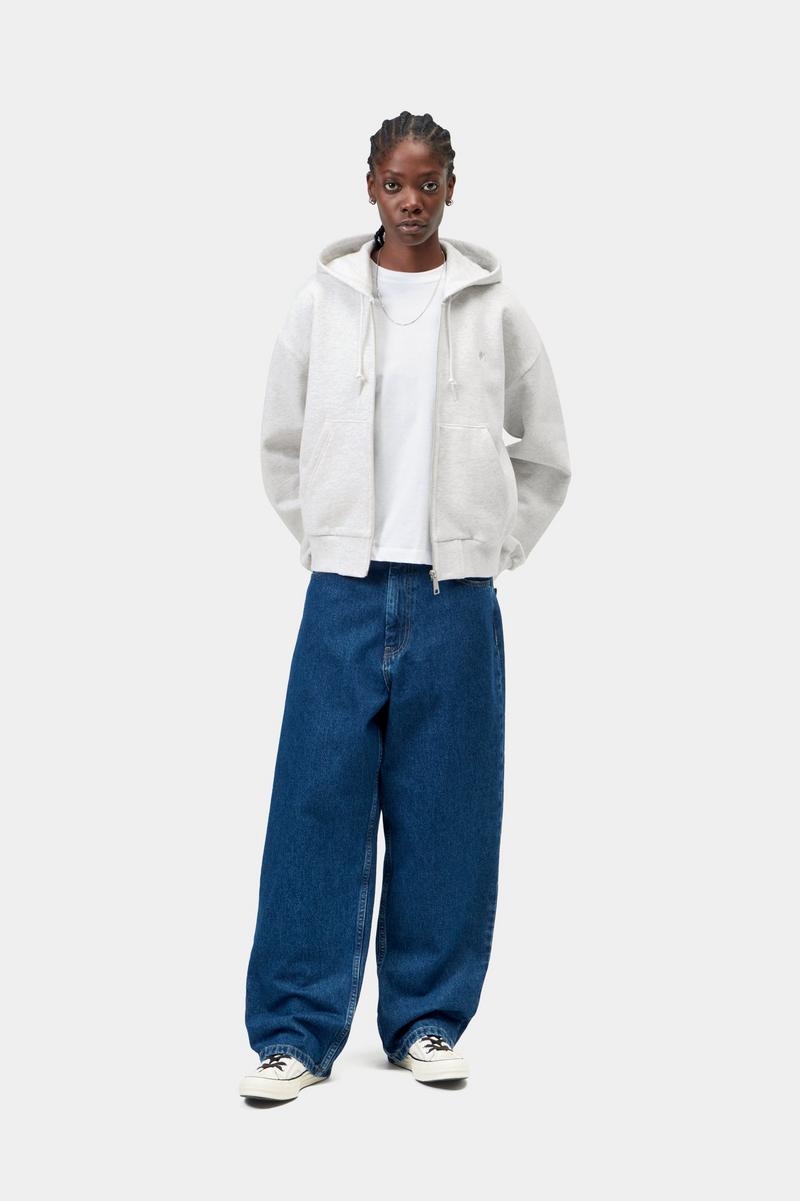 Carhartt Hooded Casey Jacket - Aschenheide / Silber