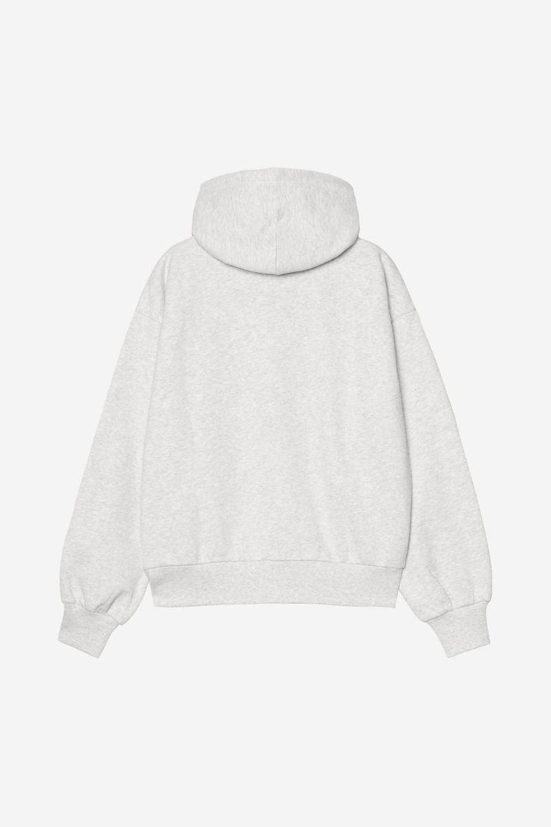 Carhartt Hooded Casey Jacket - Aschenheide / Silber