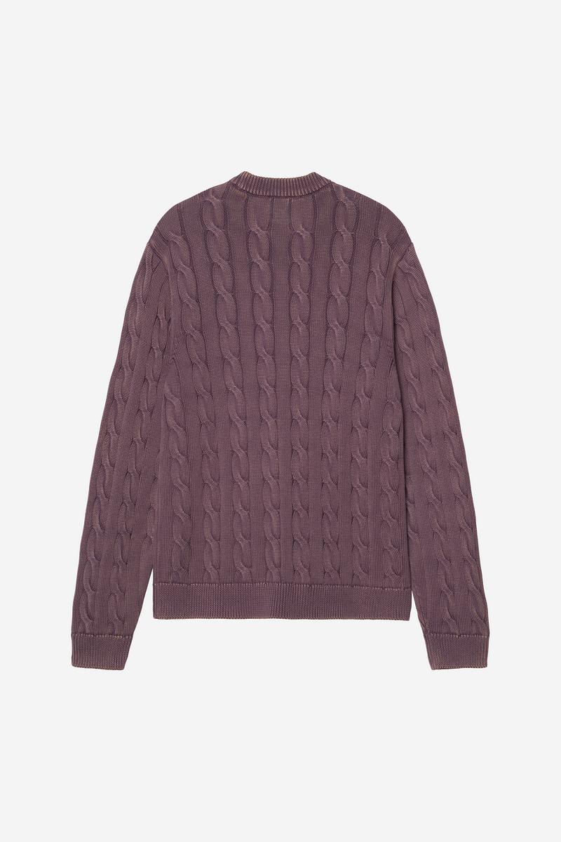 Carhartt Carter Sweater - Gemütliches Lila, stückgefärbt