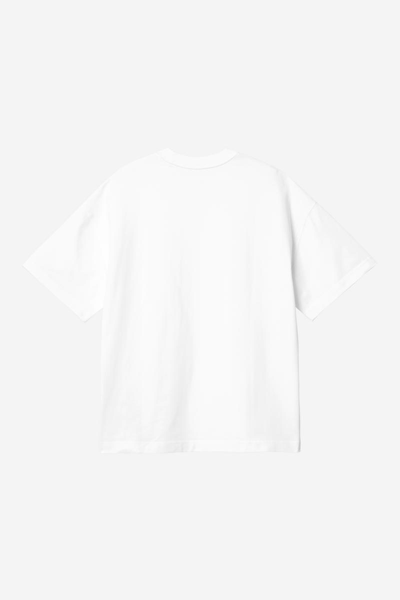 Carhartt S/S Link Script T-Shirt - Weiß / Schwarz